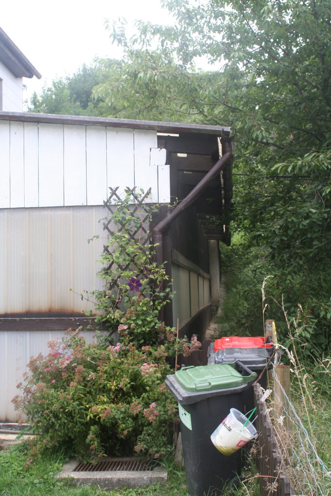 Seite rechts mit Dach (von vorne)